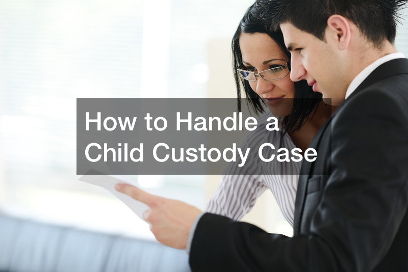 How to Handle a Child Custody Case