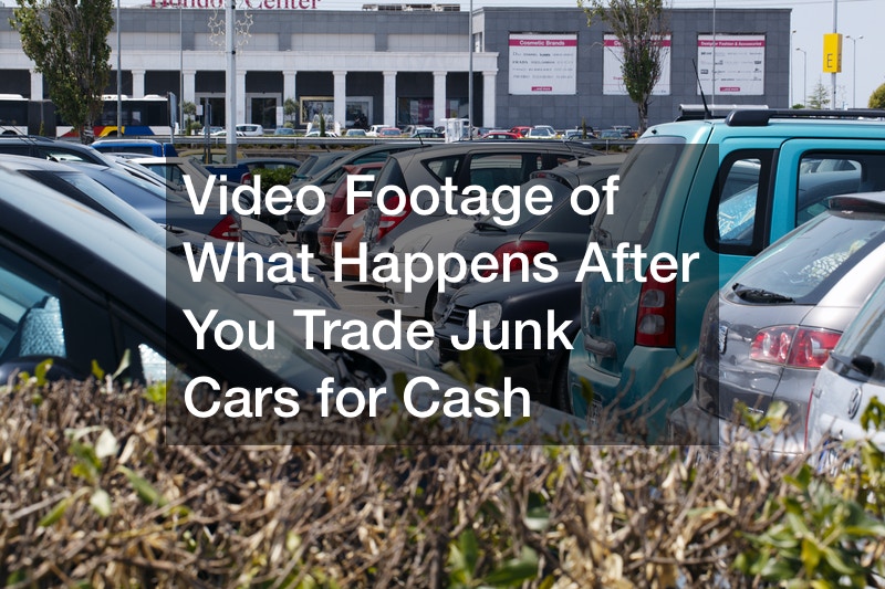 Video Footage of What Happens After You Trade Junk Cars for Cash