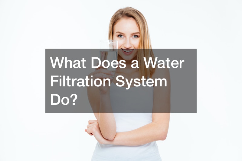 What Does a Water Filtration System Do?